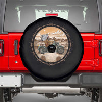 Native American Biker Gift Spare Tire Cover Skull Motorcycle Rider