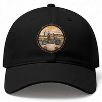 Native American Biker Gift Baseball Cap Skull Motorcycle Rider