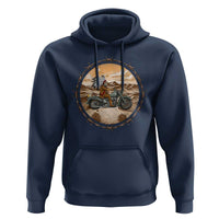 Native American Biker Gift Hoodie Skull Motorcycle Rider