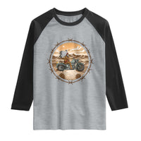 Native American Biker Gift Raglan Shirt Skull Motorcycle Rider