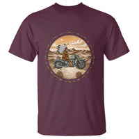 Native American Biker Gift T Shirt Skull Motorcycle Rider