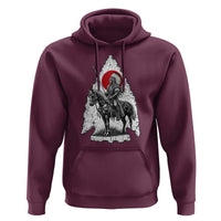Vintage Native American Warrior Hoodie Horse Rider Feather Headdress Graphic