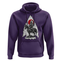 Vintage Native American Warrior Hoodie Horse Rider Feather Headdress Graphic