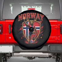 Funny Norway Norwegian Moose Spare Tire Cover Soccer Fan Game Day Gift