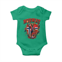 Funny Norway Norwegian Moose Baby Onesie Soccer Fan Game Day Gift