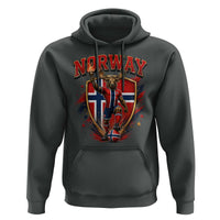 Funny Norway Norwegian Moose Hoodie Soccer Fan Game Day Gift