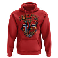 Funny Norway Norwegian Moose Hoodie Soccer Fan Game Day Gift