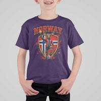 Funny Norway Norwegian Moose T Shirt For Kid Soccer Fan Game Day Gift