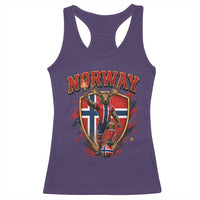 Funny Norway Norwegian Moose Racerback Tank Top Soccer Fan Game Day Gift