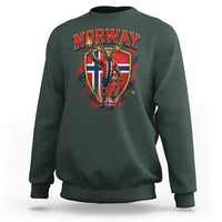 Funny Norway Norwegian Moose Sweatshirt Soccer Fan Game Day Gift