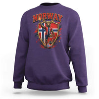 Funny Norway Norwegian Moose Sweatshirt Soccer Fan Game Day Gift