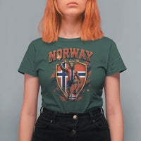 Funny Norway Norwegian Moose T Shirt For Women Soccer Fan Game Day Gift