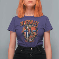 Funny Norway Norwegian Moose T Shirt For Women Soccer Fan Game Day Gift