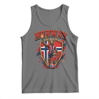 Funny Norway Norwegian Moose Tank Top Soccer Fan Game Day Gift