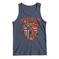 Funny Norway Norwegian Moose Tank Top Soccer Fan Game Day Gift