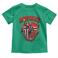 Funny Norway Norwegian Moose Toddler T Shirt Soccer Fan Game Day Gift
