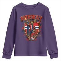Funny Norway Norwegian Moose Youth Sweatshirt Soccer Fan Game Day Gift