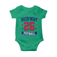 Vintage Norway Fotball Baby Onesie Norwegian Flag Game Day Fan Gift
