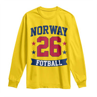 Vintage Norway Fotball Long Sleeve Shirt Norwegian Flag Game Day Fan Gift