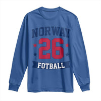 Vintage Norway Fotball Long Sleeve Shirt Norwegian Flag Game Day Fan Gift