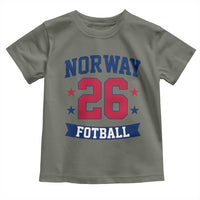 Vintage Norway Fotball Toddler T Shirt Norwegian Flag Game Day Fan Gift