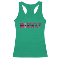Vintage Norway Fotball Racerback Tank Top Scandinavian Pride Fan Gift