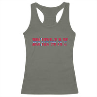 Vintage Norway Fotball Racerback Tank Top Scandinavian Pride Fan Gift