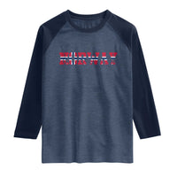 Vintage Norway Fotball Raglan Shirt Scandinavian Pride Fan Gift