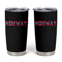 Vintage Norway Fotball Tumbler Cup Scandinavian Pride Fan Gift