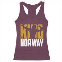 King Of Norway Football Racerback Tank Top Proud Norwegian Supporter Fan