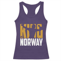King Of Norway Football Racerback Tank Top Proud Norwegian Supporter Fan