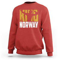 King Of Norway Football Sweatshirt Proud Norwegian Supporter Fan