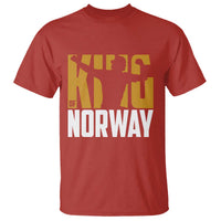 King Of Norway Football T Shirt Proud Norwegian Supporter Fan
