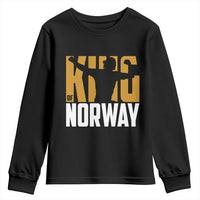 King Of Norway Football Youth Sweatshirt Proud Norwegian Supporter Fan