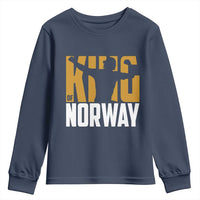 King Of Norway Football Youth Sweatshirt Proud Norwegian Supporter Fan