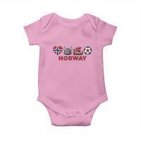 Norwegian Pride Baby Onesie Norway Soccer Football Supporter Gift