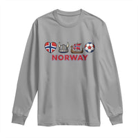 Norwegian Pride Long Sleeve Shirt Norway Soccer Football Supporter Gift