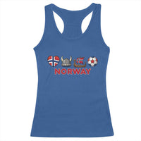 Norwegian Pride Racerback Tank Top Norway Soccer Football Supporter Gift