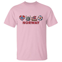 Norwegian Pride T Shirt Norway Soccer Football Supporter Gift