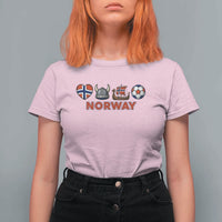 Norwegian Pride T Shirt For Women Norway Soccer Football Supporter Gift