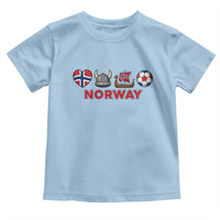 Norwegian Pride Toddler T Shirt Norway Soccer Football Supporter Gift