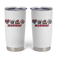 Norwegian Pride Tumbler Cup Norway Soccer Football Supporter Gift