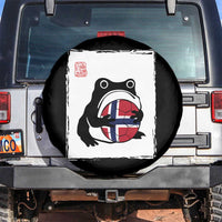 Grumpy Frog Norway Soccer Fan Spare Tire Cover Japanese Style Match Day