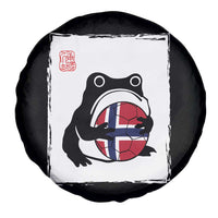 Grumpy Frog Norway Soccer Fan Spare Tire Cover Japanese Style Match Day