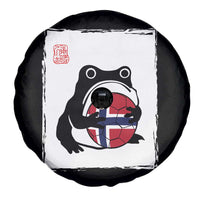 Grumpy Frog Norway Soccer Fan Spare Tire Cover Japanese Style Match Day