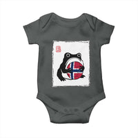 Grumpy Frog Norway Soccer Fan Baby Onesie Japanese Style Match Day