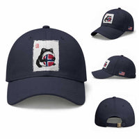 Grumpy Frog Norway Soccer Fan Baseball Cap Japanese Style Match Day