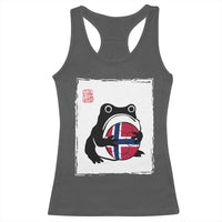 Grumpy Frog Norway Soccer Fan Racerback Tank Top Japanese Style Match Day