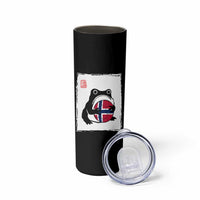 Grumpy Frog Norway Soccer Fan Skinny Tumbler Japanese Style Match Day
