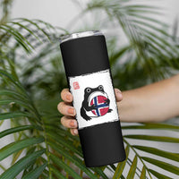 Grumpy Frog Norway Soccer Fan Skinny Tumbler Japanese Style Match Day